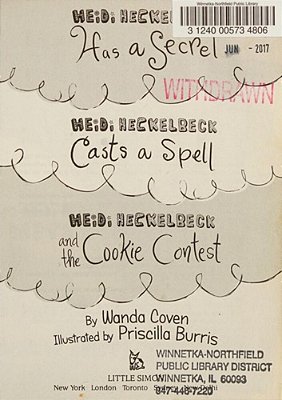 Heidi Heckelbeck 3 Books In 1!: Heidi Heckelbeck Has A Secret; Heidi Heckelbeck Casts A Spell; Heidi Heckelbeck And The Cookie Contest-..
