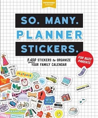 So. Many. Planner Stickers. For Busy Parents: 2,650 Stickers To Organize Your Family Calendar-..