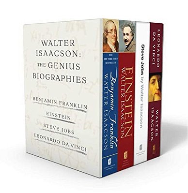 Walter Isaacson: The Genius Biographies: Benjamin Franklin, Einstein, Steve Jobs, And Leonardo Da Vinci-..