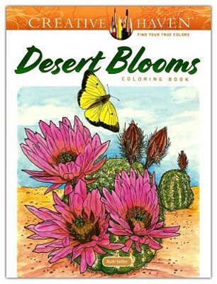 Creative Haven Desert Blooms Coloring Book-..