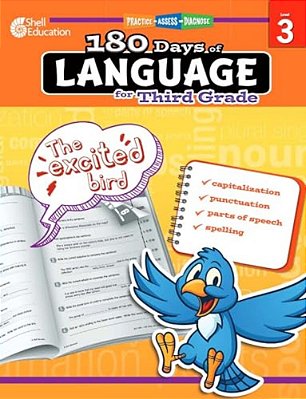 180 Days(tm) Language For Third Grade: Practice, Assess, Diagnose-..