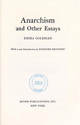 Anarchism And Other Essays-..