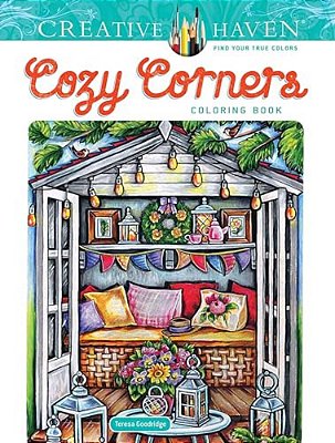 Creative Haven Cozy Corners Coloring Book-..