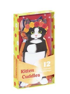 Kitten Cuddles Notecards: (Valentine's Day Cards, Romantic Gift, Gift For Teenager)-..