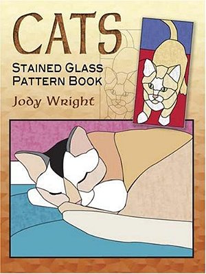 Cats Stained Glass Pattern Book-..