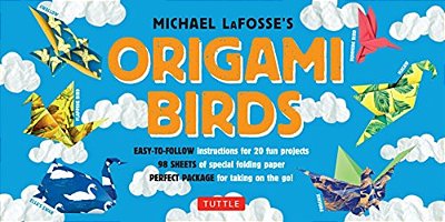 Origami Birds Kit: Make Colorful Origami Birds With This Easy Origami Kit: Includes 2 Origami Books, 20 Projects & 98 Origami Papers-..