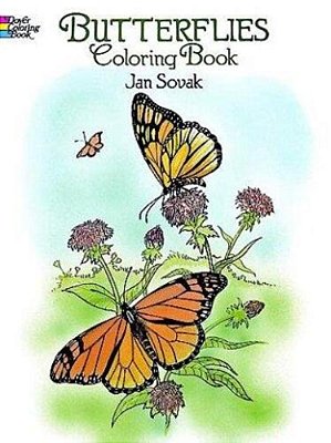 Butterflies Coloring Book-..