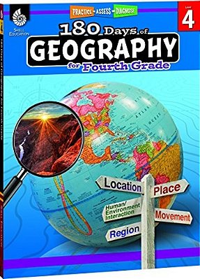 180 Days(tm) Geography For Fourth Grade: Practice, Assess, Diagnose-..