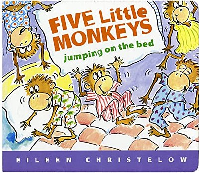 Five Little Monkeys Jumping On The Bed-..
