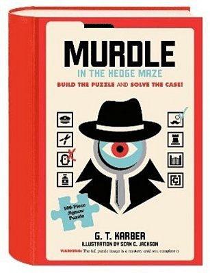 Murdle In The Hedge Maze 500-Piece Jigsaw Puzzle-..