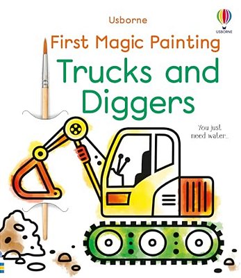 First Magic Painting Trucks And Diggers-..