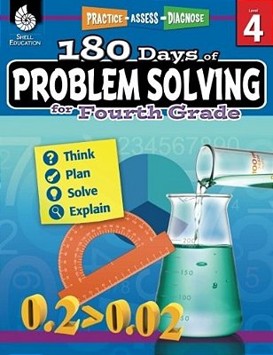 180 Days(tm) Problem Solving For Fourth Grade: Practice, Assess, Diagnose-..