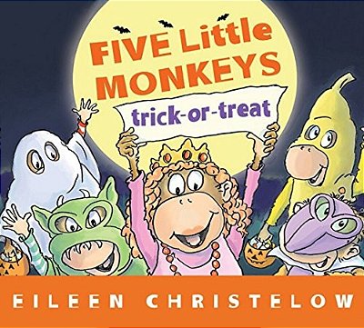 Five Little Monkeys Trick-Or-treat Board Book-..