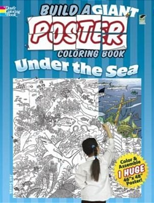 Build A Giant Poster Coloring Book -- Under The Sea-..