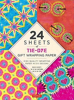 Tie-Dye Gift Wrapping Paper - 24 Sheets: 18 X 24 (45 X 61 Cm) Wrapping Paper-..