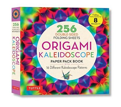 Origami Kaleidoscope Paper Pack Book: 256 Double-Sided Folding Sheets (Includes Instructions For 8 Models)-..