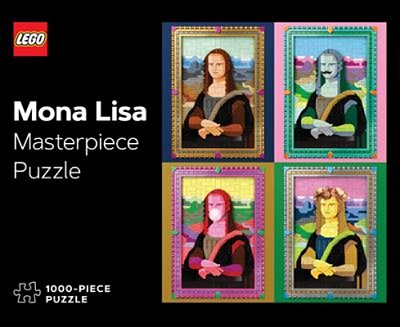 Lego Masterpiece Puzzle: Mona Lisa 1000-Piece Puzzle-..
