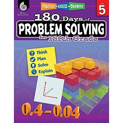 180 Days(tm) Problem Solving For Fifth Grade: Practice, Assess, Diagnose-..