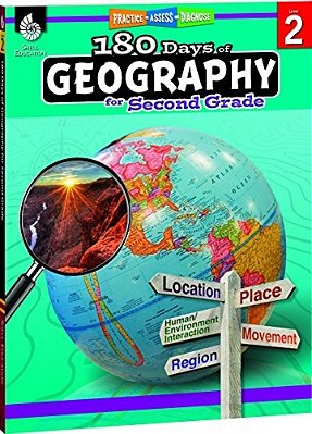 180 Days(tm) Geography For Second Grade: Practice, Assess, Diagnose-..