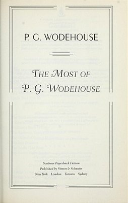 The Most Of P. G. Wodehouse-..