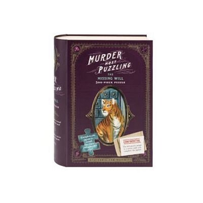 Murder Most Puzzling: The Missing Will 500-Piece Puzzle-..