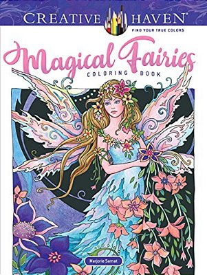 Creative Haven Magical Fairies Coloring Book-..