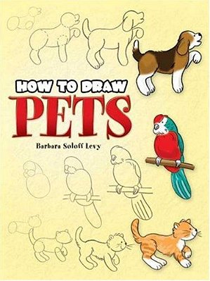 How To Draw Pets: Easy Step-By-step Drawings!-..