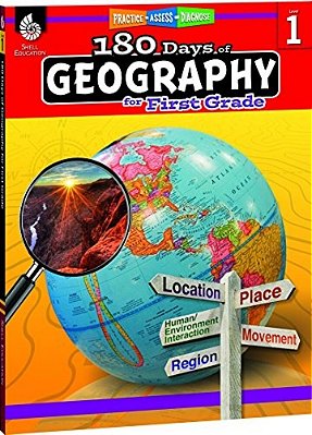 180 Days(tm) Geography For First Grade: Practice, Assess, Diagnose-..