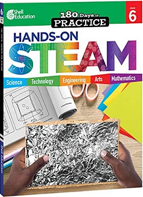 180 Days(tm) Hands-On Steam For Grade 6: Practice, Assess, Diagnose-..