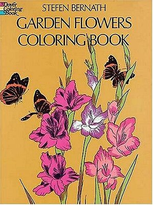 Garden Flowers Coloring Book-..