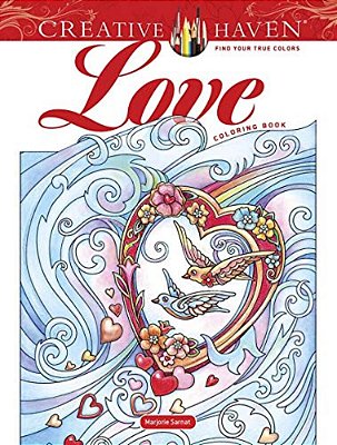 Creative Haven Love Coloring Book-..