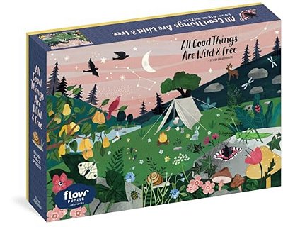 All Good Things Are Wild And Free 1,000-Piece Puzzle (Flow) Adults Families Picture Quote Mindfulness Gift-..
