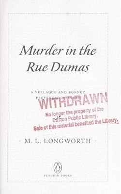 Murder In The Rue Dumas-..