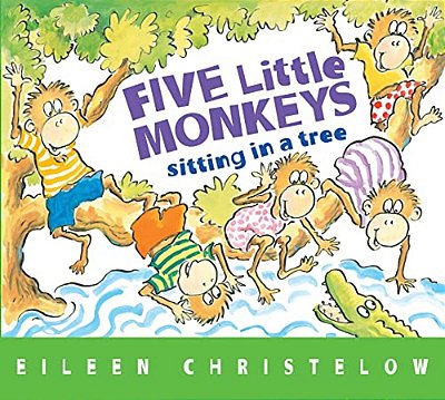 Five Little Monkeys Sitting In A Tree Board Book-..