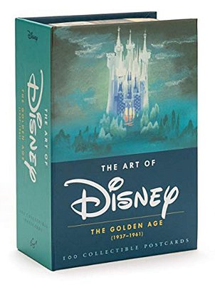 The Art Of Disney: The Golden Age (1937-1961) 100 Collectible Postcards-..