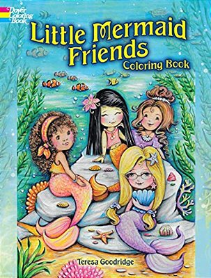 Little Mermaid Friends Coloring Book-..