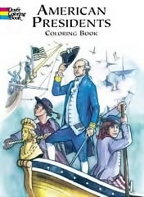 American Presidents Coloring Book-..