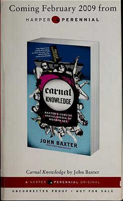 Carnal Knowledge: Baxter's Concise Encyclopedia Of Modern Sex-..