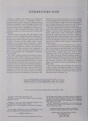 Persian Designs And Motifs For Artists And Craftsmen-..