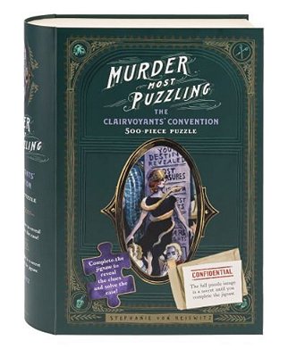 Murder Most Puzzling: The Clairvoyants' Convention 500-Piece Puzzle-..