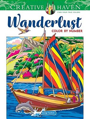 Creative Haven Wanderlust Color By Number-..