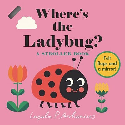 Where's The Ladybug?: A Stroller Book: (An Interactive, Sensory Lift-The-flap Book With Felt Flaps And A Mirror For Babies & Toddlers. Friendly Bugs I-..