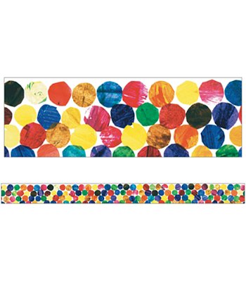 The Very Hungry Caterpillar(tm) Dots Straight Bulletin Board Borders-..