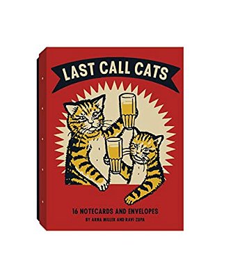 Last Call Cats Notecards [With Envelope]-..