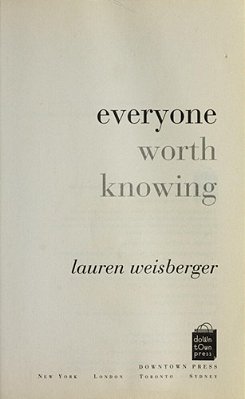 Everyone Worth Knowing-..