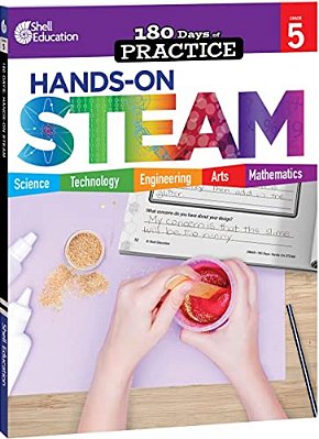180 Days(tm) Hands-On Steam For Grade 5: Practice, Assess, Diagnose-..