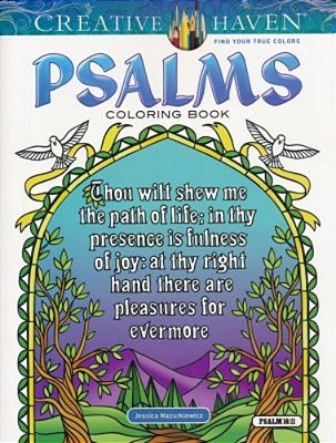 Creative Haven Psalms Coloring Book-..