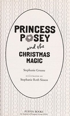 Princess Posey And The Christmas Magic-..