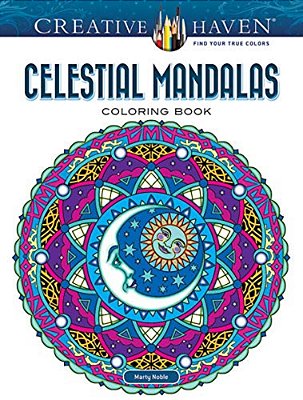 Creative Haven Celestial Mandalas Coloring Book-..