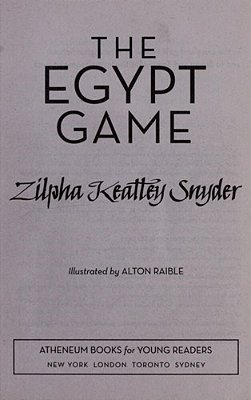 The Egypt Game-..
